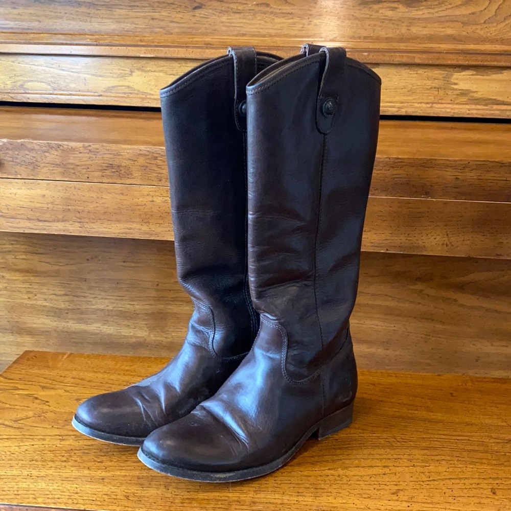 Melissa FRYE button 2 riding boots - like new!!